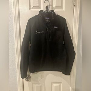 Patagonia Men's Black Zip-Up Sweater Size S